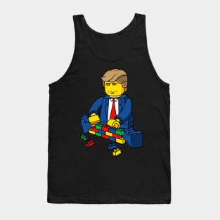 Trump Build A Wall Toy Brick Tank Top